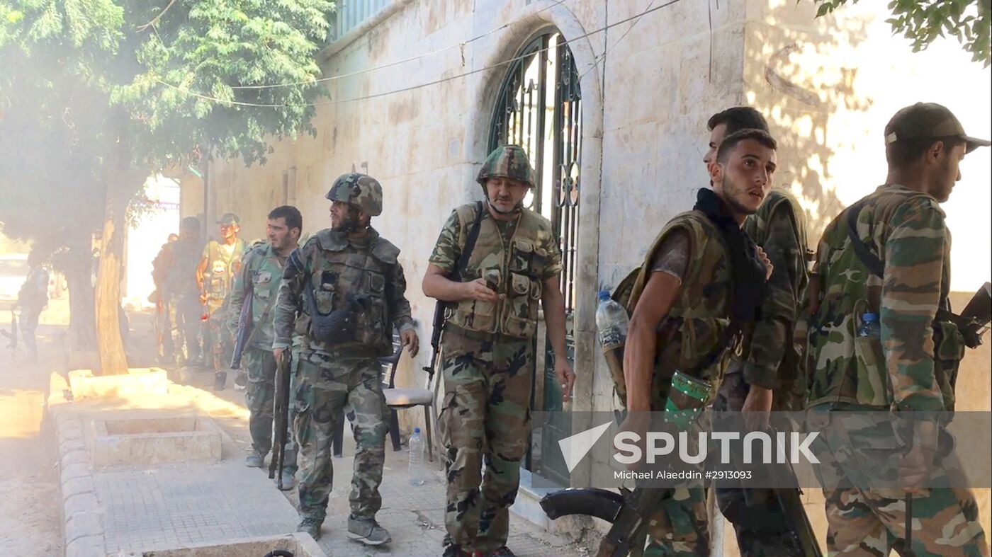Syrian army's assault on southwest Aleppo