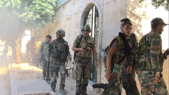 Syrian army's assault on southwest Aleppo