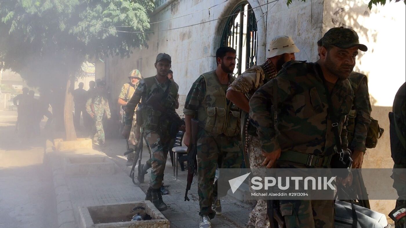 Syrian army's assault on southwest Aleppo