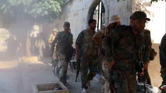 Syrian army's assault on southwest Aleppo