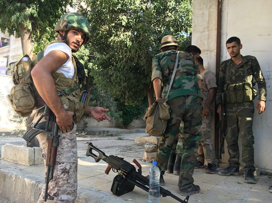 Syrian army's assault on southwest Aleppo