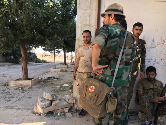 Syrian army's assault on southwest Aleppo
