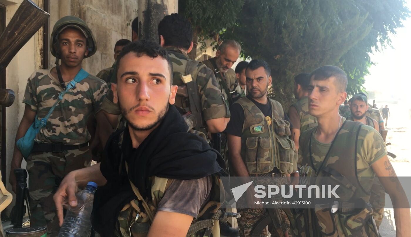Syrian army's assault on southwest Aleppo