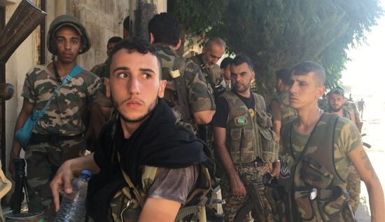 Syrian army's assault on southwest Aleppo