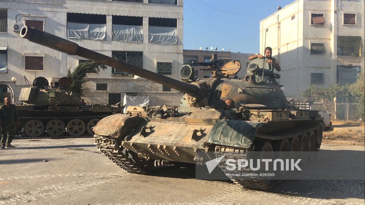 Syrian army's assault on southwest Aleppo