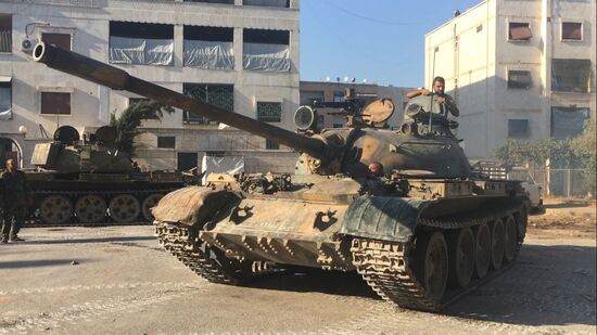 Syrian army's assault on southwest Aleppo