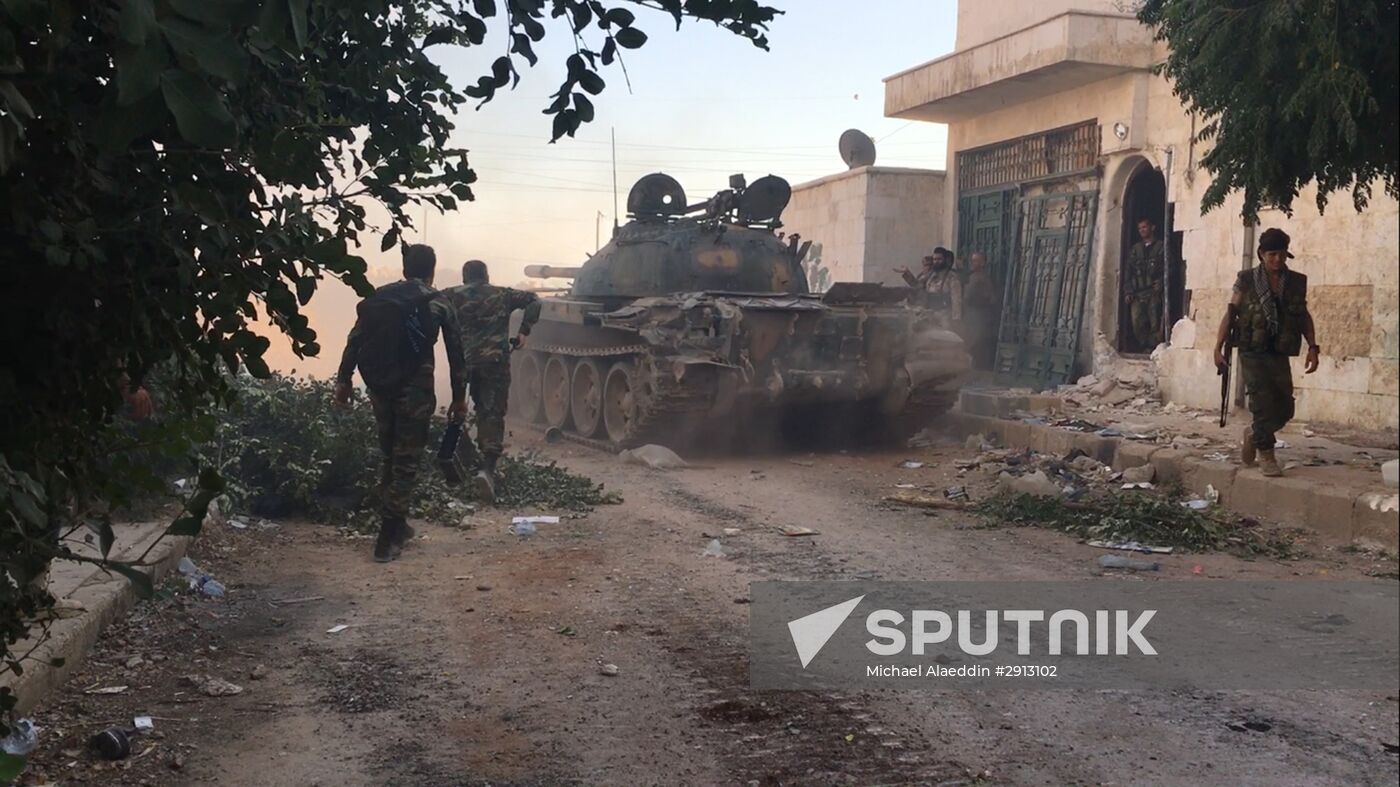 Syrian army's assault on southwest Aleppo