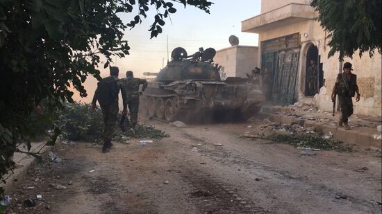 Syrian army's assault on southwest Aleppo