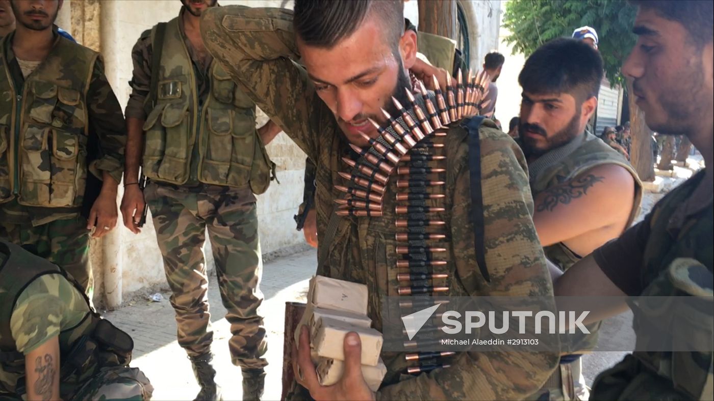 Syrian army's assault on southwest Aleppo