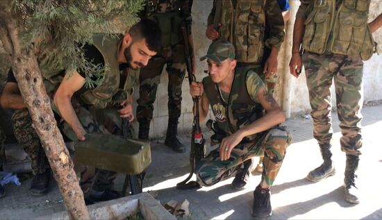 Syrian army's assault on southwest Aleppo