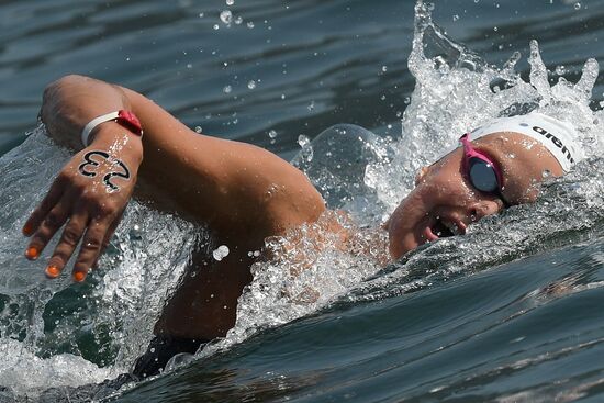 2016 Summer Olympics. Swimming. 10 km open water. Women