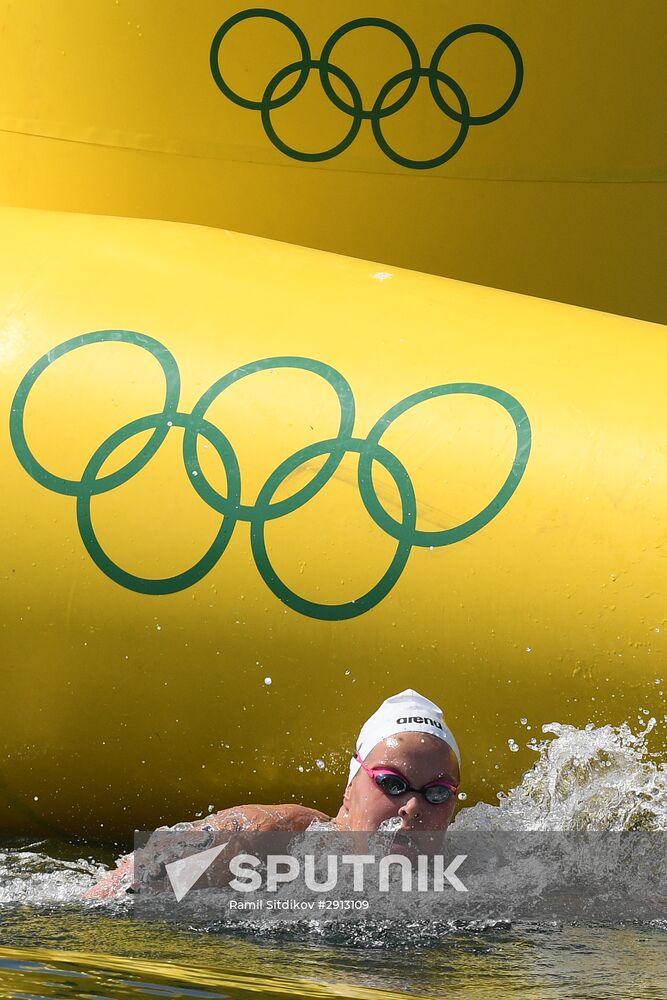 2016 Summer Olympics. Swimming. 10 km open water. Women