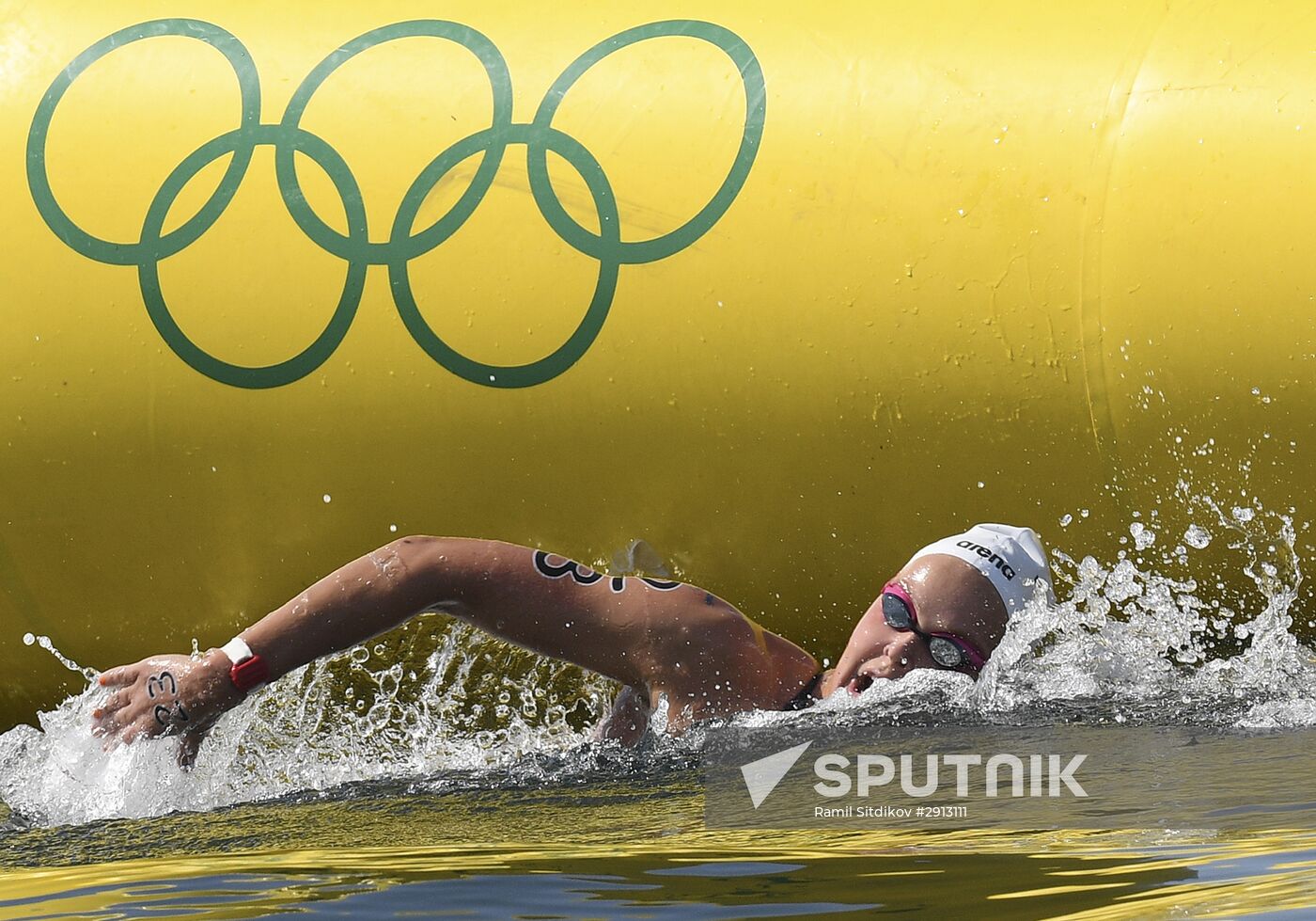 2016 Summer Olympics. Swimming. 10 km open water. Women