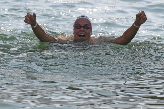 2016 Summer Olympics. Swimming. 10 km open water. Women