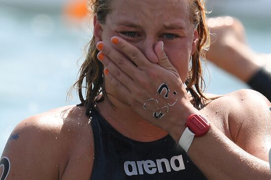 2016 Summer Olympics. Swimming. 10 km open water. Women