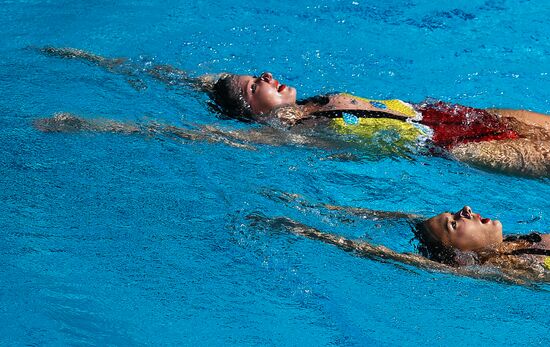 2016 Summer Olympics. Synchronized swimming duets. Technical routine