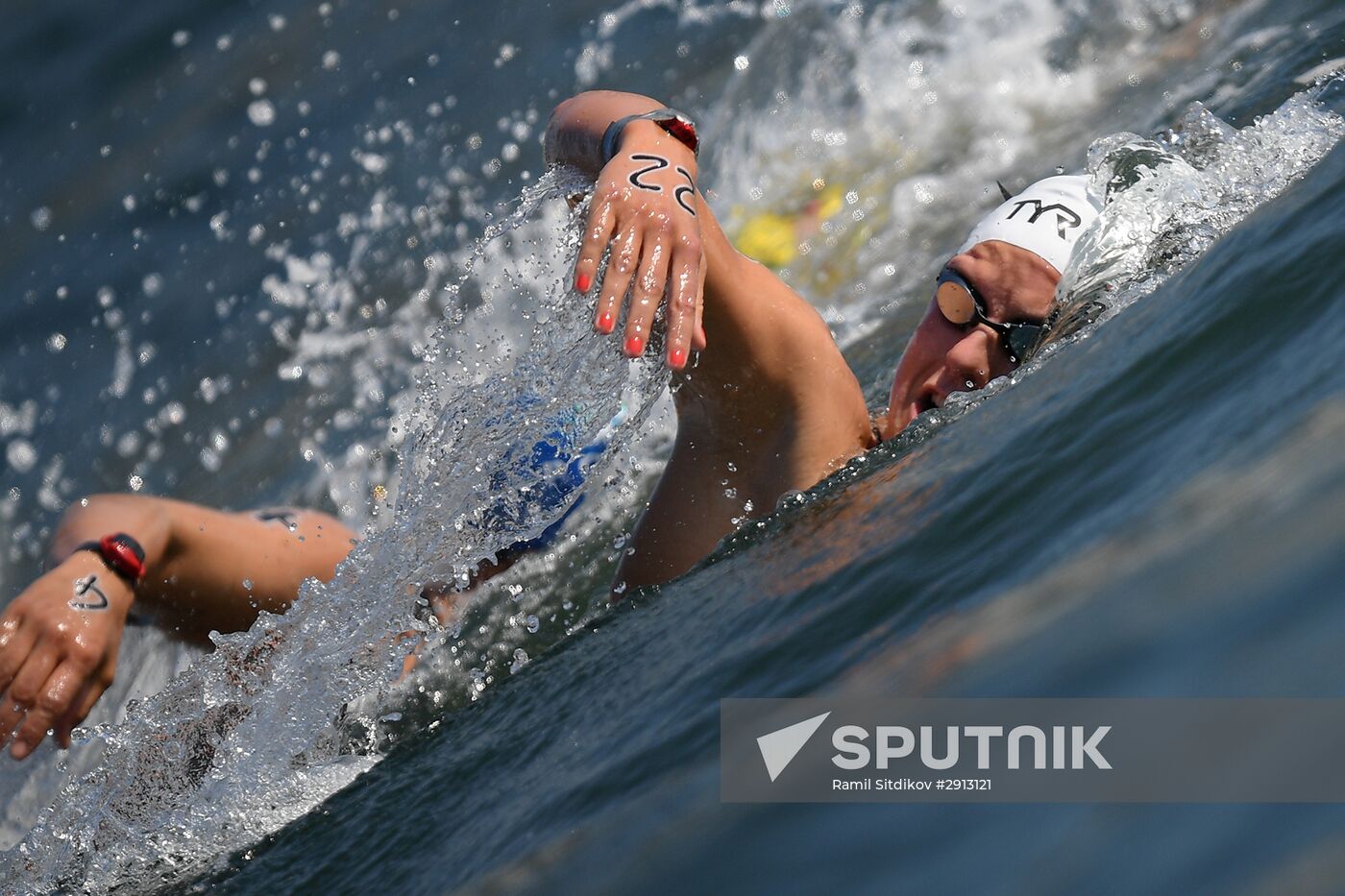 2016 Summer Olympics. Swimming. 10 km open water. Women