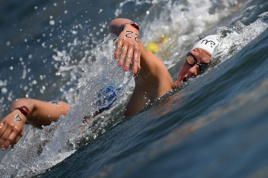 2016 Summer Olympics. Swimming. 10 km open water. Women