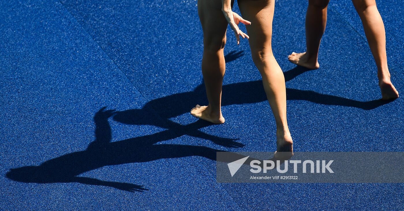 2016 Summer Olympics. Synchronized swimming duets. Technical routine