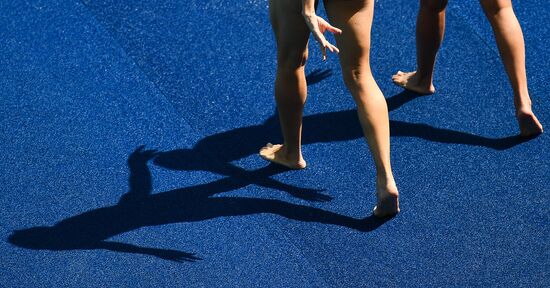 2016 Summer Olympics. Synchronized swimming duets. Technical routine