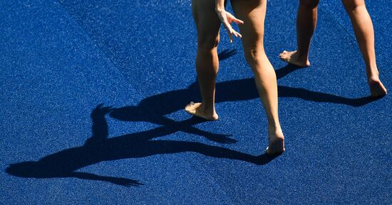 2016 Summer Olympics. Synchronized swimming duets. Technical routine