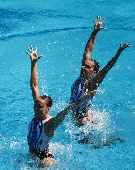 2016 Summer Olympics. Synchronized swimming duets. Technical routine