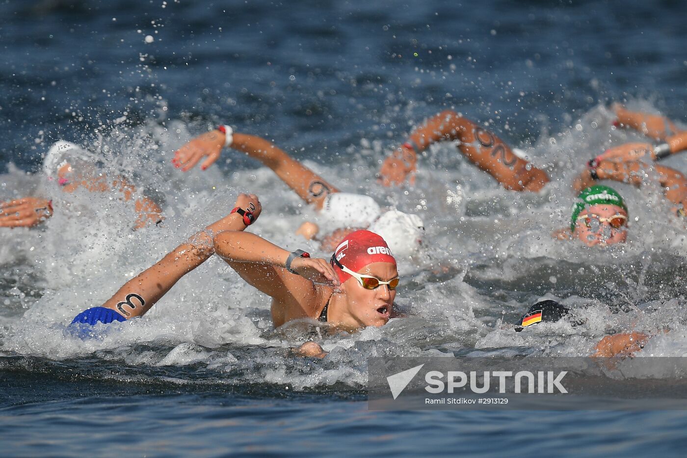 2016 Summer Olympics. Swimming. 10 km open water. Women