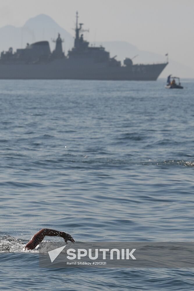 2016 Summer Olympics. Swimming. 10 km open water. Women