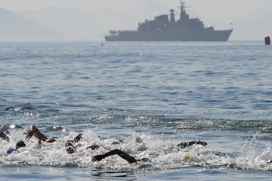 2016 Summer Olympics. Swimming. 10 km open water. Women