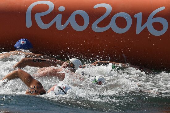 2016 Summer Olympics. Swimming. 10 km open water. Women