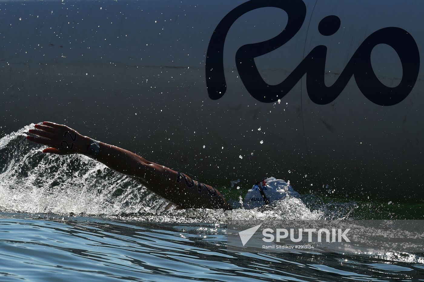 2016 Summer Olympics. Swimming. 10 km open water. Women