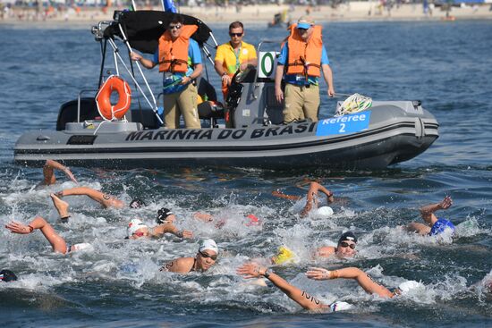 2016 Summer Olympics. Swimming. 10 km open water. Women