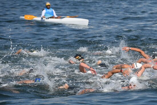 2016 Summer Olympics. Swimming. 10 km open water. Women