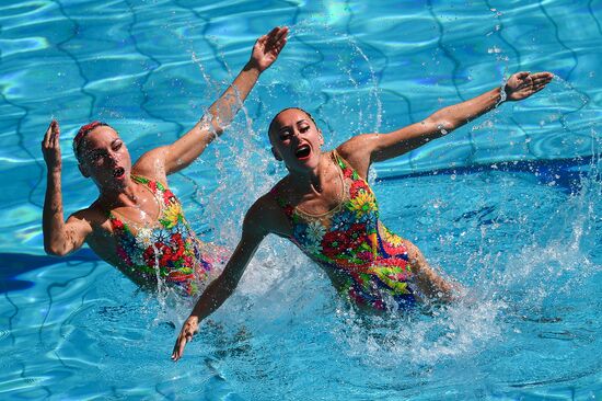 2016 Summer Olympics. Synchronized swimming duets. Technical routine