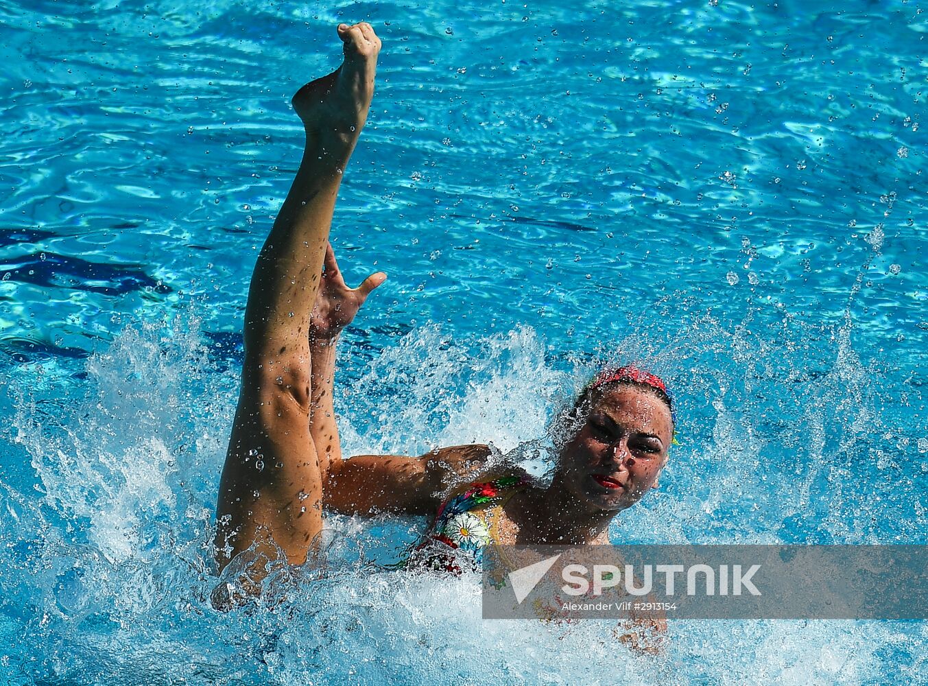 2016 Summer Olympics. Synchronized swimming duets. Technical routine