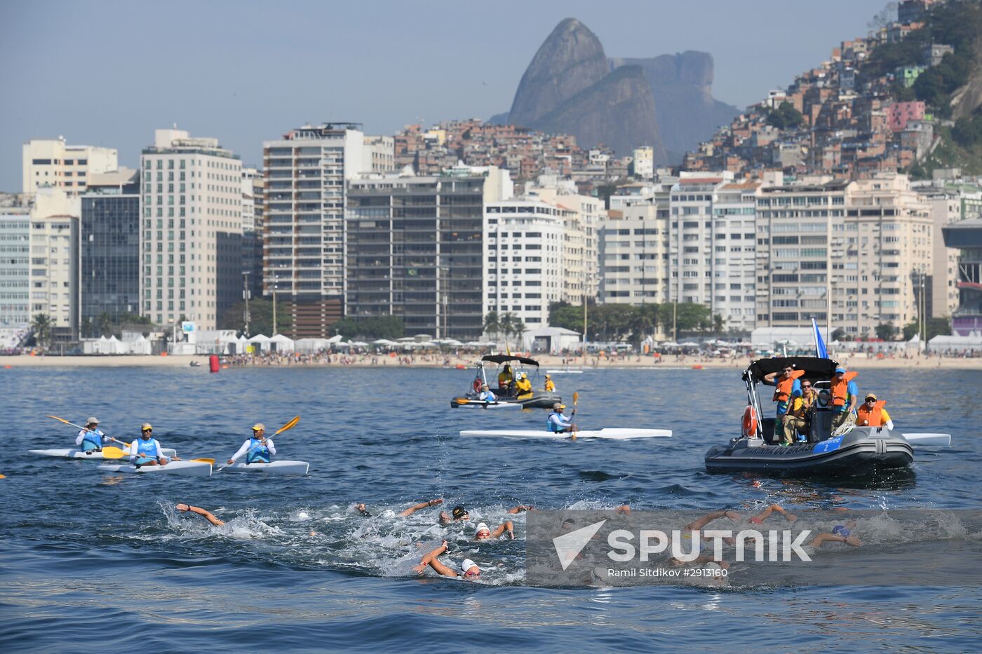 2016 Summer Olympics. Swimming. 10 km open water. Women