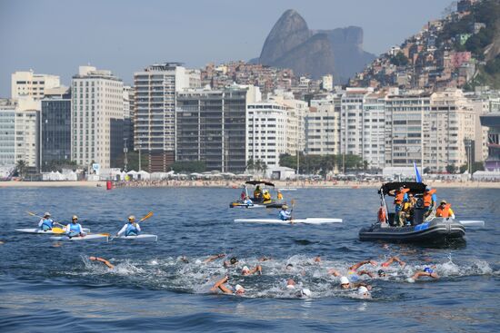 2016 Summer Olympics. Swimming. 10 km open water. Women
