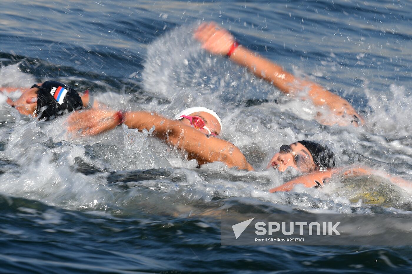2016 Summer Olympics. Swimming. 10 km open water. Women
