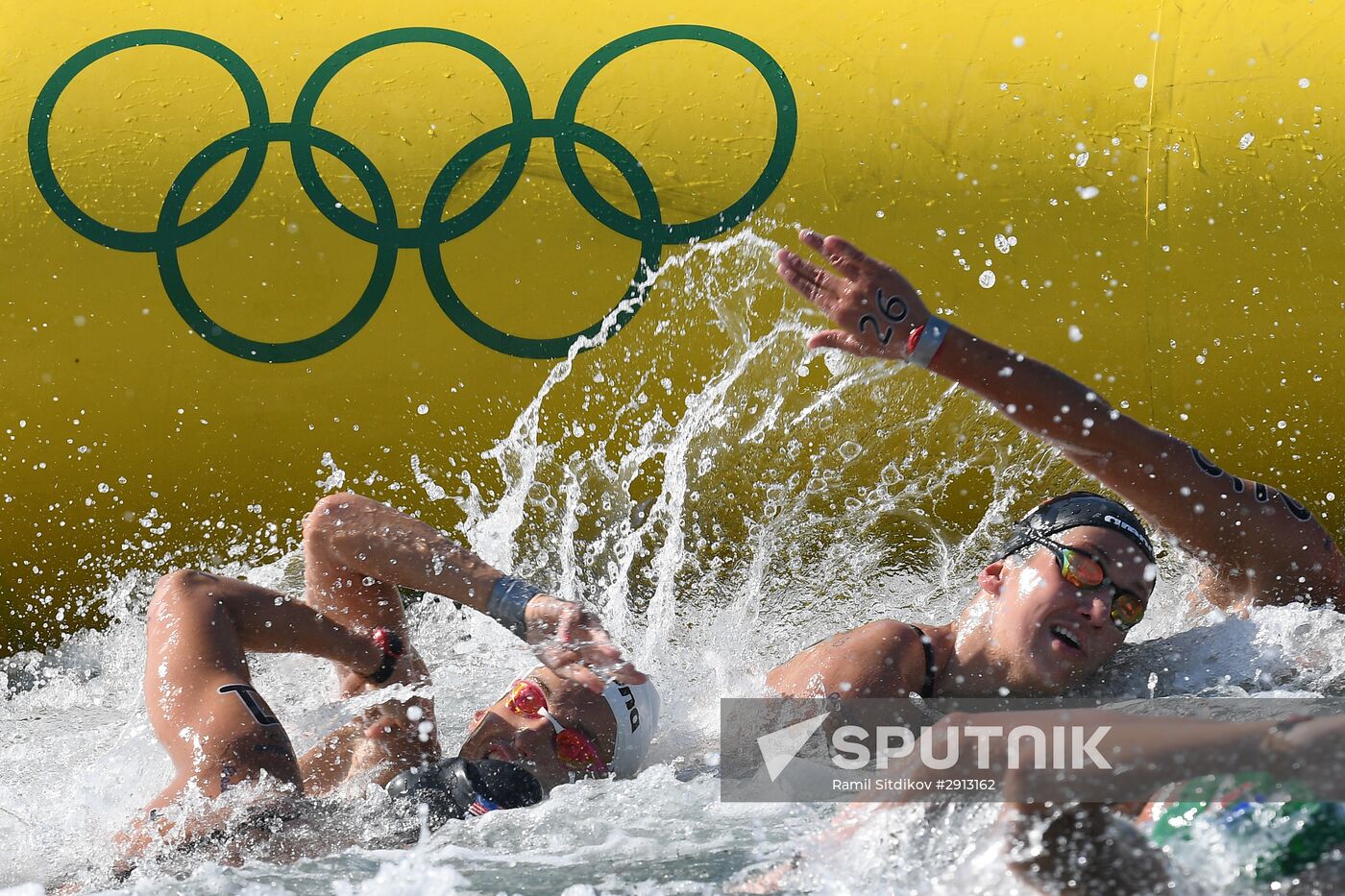 2016 Summer Olympics. Swimming. 10 km open water. Women