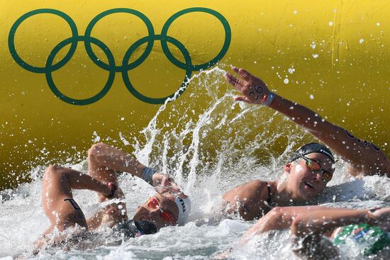 2016 Summer Olympics. Swimming. 10 km open water. Women