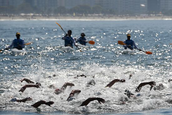 2016 Summer Olympics. Swimming. 10 km open water. Women