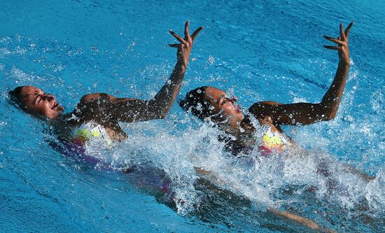 2016 Summer Olympics. Synchronized swimming duets. Technical routine