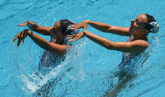 2016 Summer Olympics. Synchronized swimming duets. Technical routine