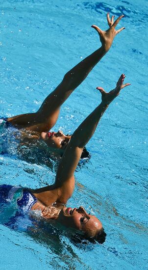 2016 Summer Olympics. Synchronized swimming duets. Technical routine