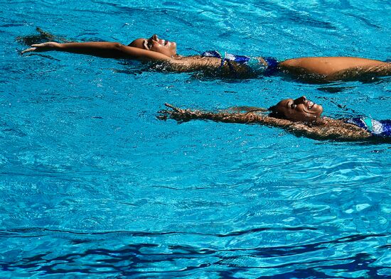 2016 Summer Olympics. Synchronized swimming duets. Technical routine