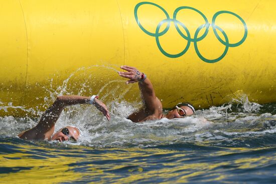 2016 Summer Olympics. Swimming. 10 km open water. Women