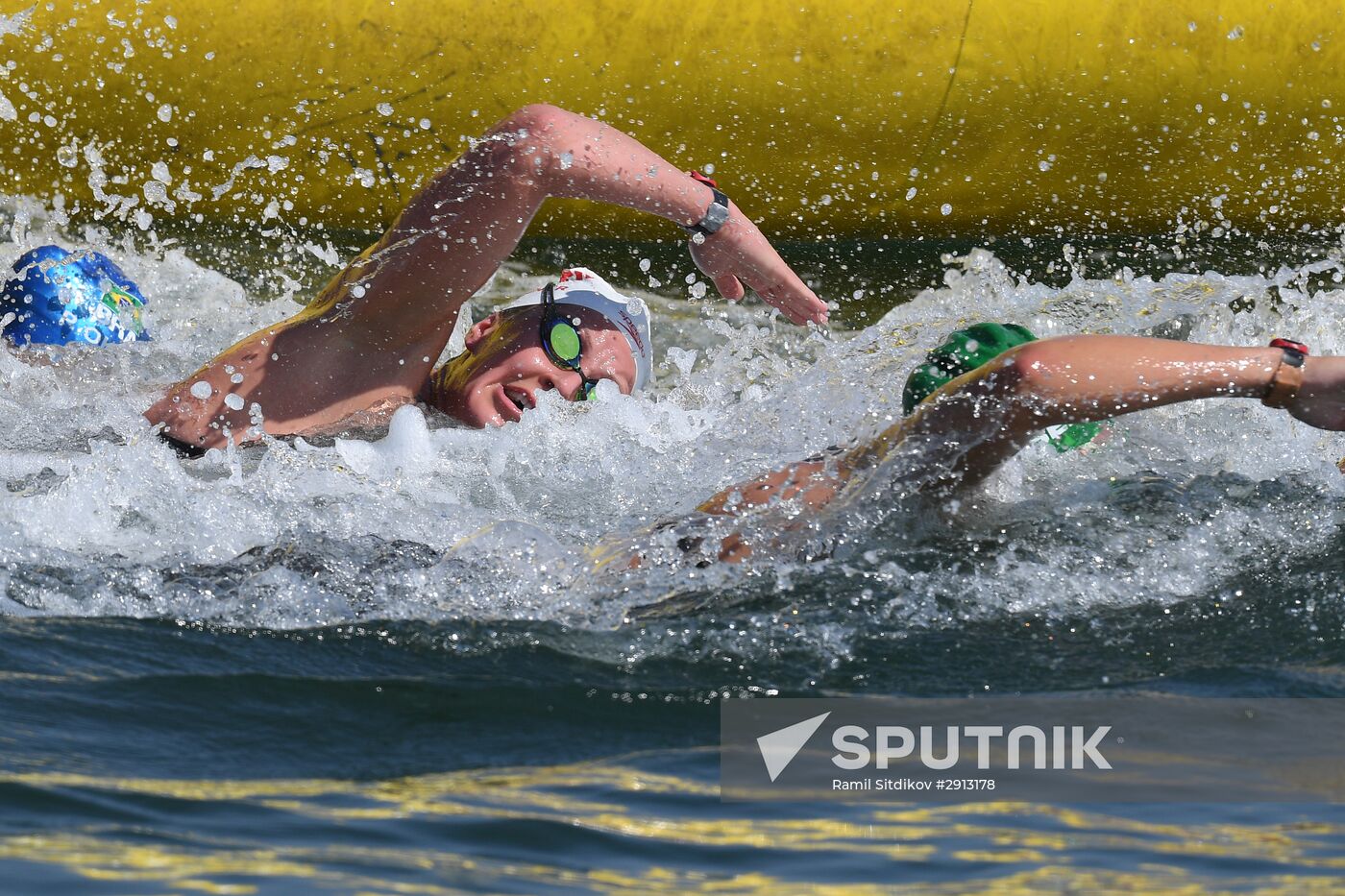 2016 Summer Olympics. Swimming. 10 km open water. Women