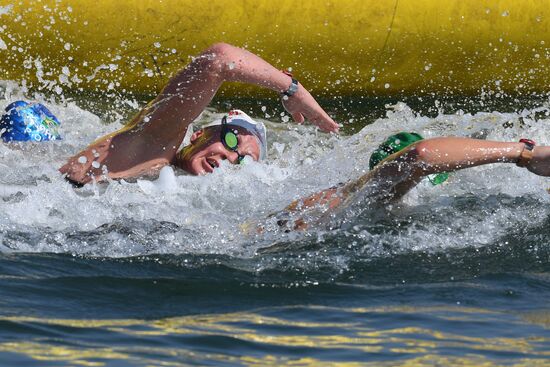2016 Summer Olympics. Swimming. 10 km open water. Women