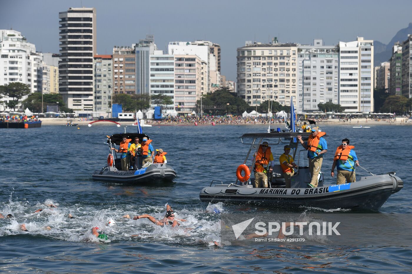 2016 Summer Olympics. Swimming. 10 km open water. Women