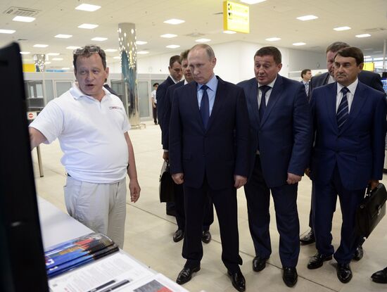 President Vladimir Putin's working visit to Volgograd